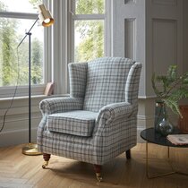 Next grey 2025 check armchair